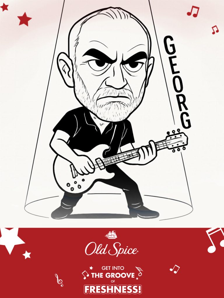 onephotobooth_sketch booth guitarist