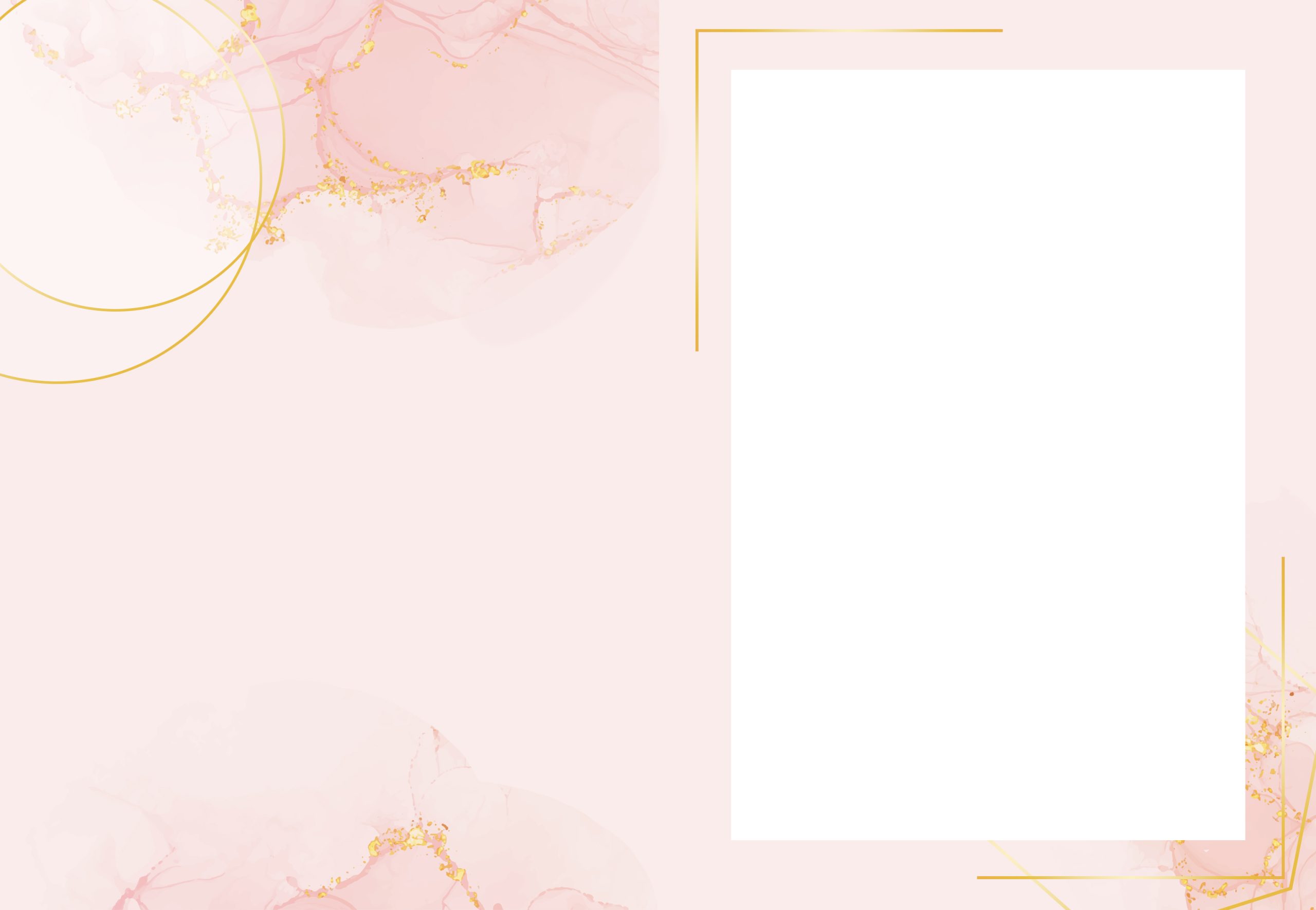 thank you card-folder pink geometric2_onephotobooth