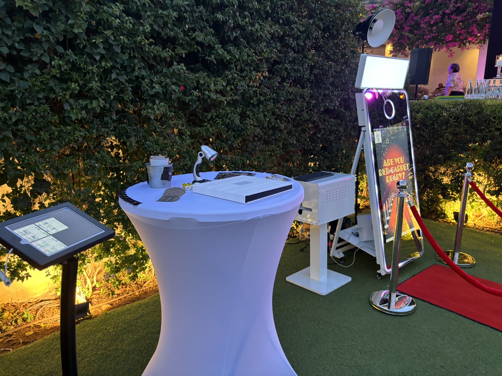 personalised album set up_onephotobooth