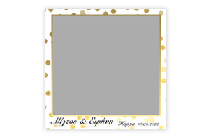 Arrow dots gold video template_onephotobooth