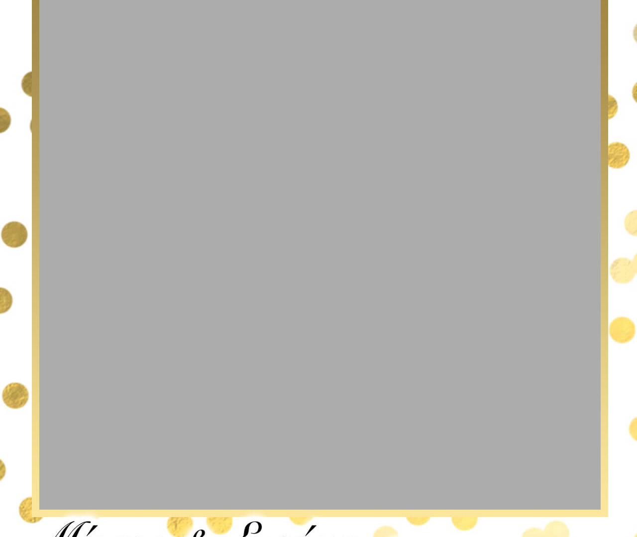 Arrows dots gold 360 template_onephotobooth