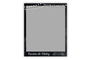Retro blackboard vertical video template_onephotobooth