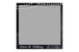 Retro blackboard video template_onephotobooth