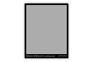 Simple Black video template_onephotobooth