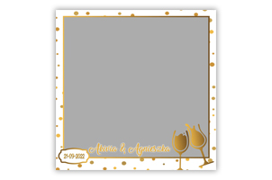 White Champagne video template_onephotobooth