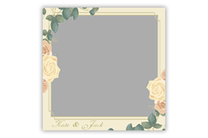 Yellow Roses video template_onephotobooth