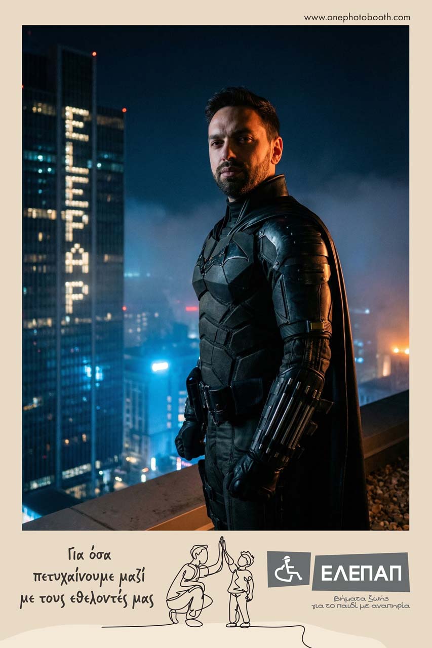 AI-FX filter superhero elepap2_onephotobooth